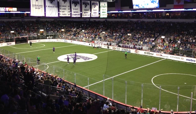 Indoor soccer synthetic turf